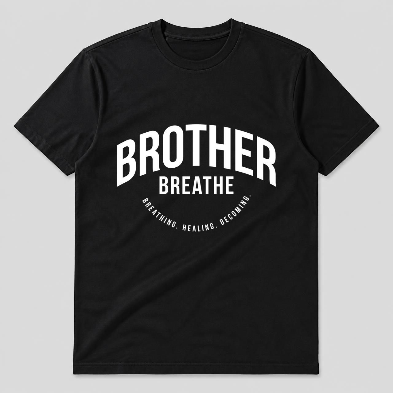 Brother Breathe Logo Tee mockup
